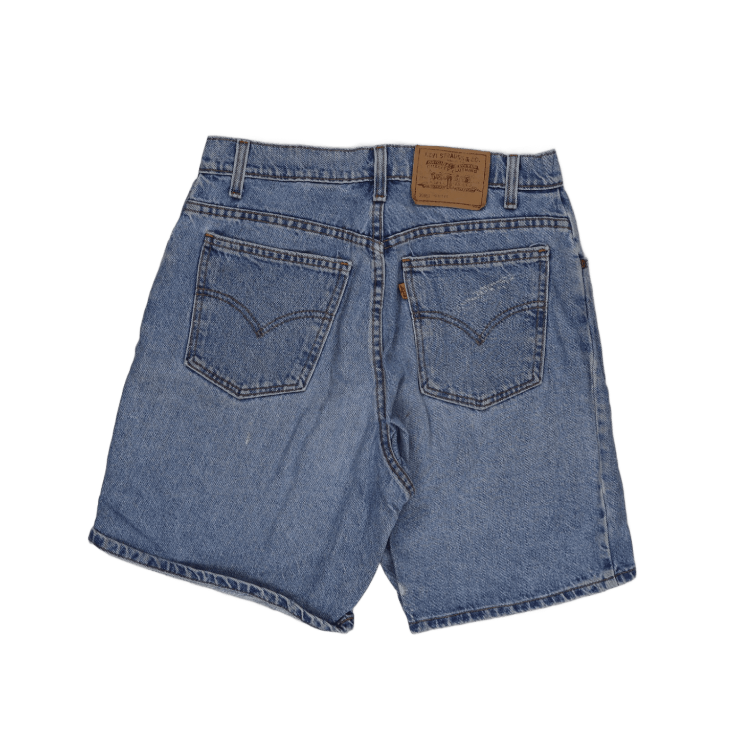 Levi's 501 Vintage Blue Denim Shorts 32W 7 In Cotton