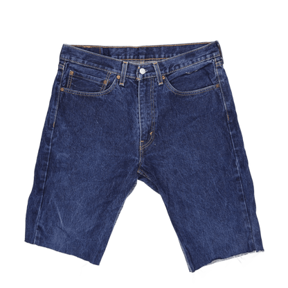 Levi's 505 Vintage Men's Denim Shorts Blue W34 Cotton 9 In Inseam