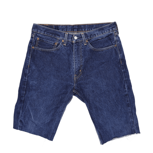 Levi's 505 Vintage Men's Denim Shorts Blue W34 Cotton 9 In Inseam