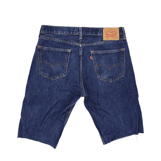 Levi's 505 Vintage Men's Denim Shorts Blue W34 Cotton 9 In Inseam