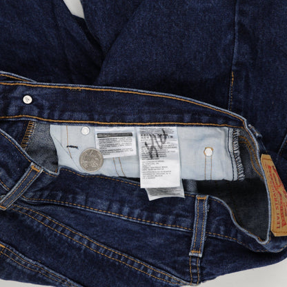 Levi's 505 Vintage Men's Denim Shorts Blue W34 Cotton 9 In Inseam
