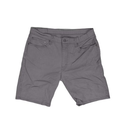 Levi's 505 Grey Denim Shorts W36 9 In Inseam 100 Percent Cotton Men's Clothing