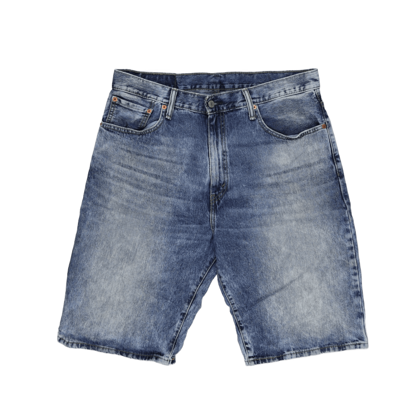 Levi's 569 Men's Relaxed Fit Blue Denim Shorts W34 Cotton Vintage