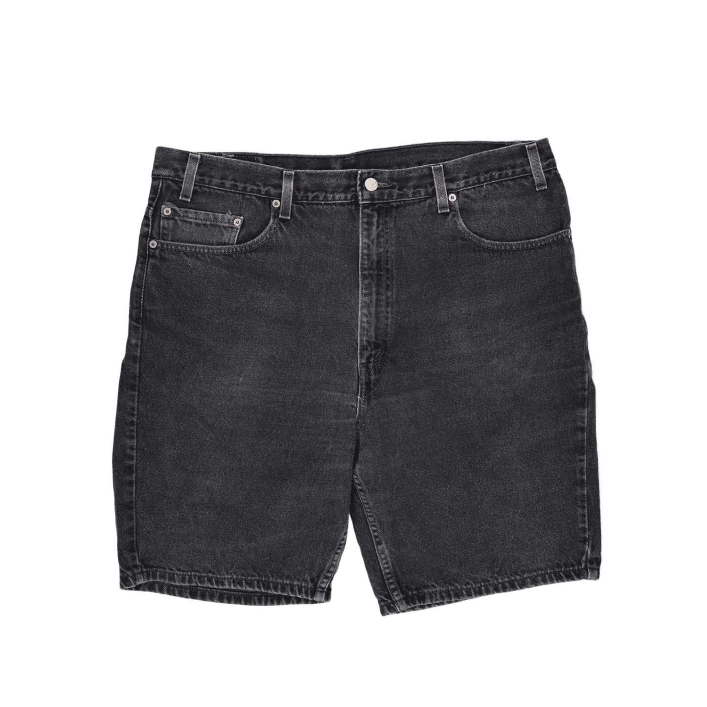 Levi's 505 Vintage Black Denim Shorts W40 Cotton Men's