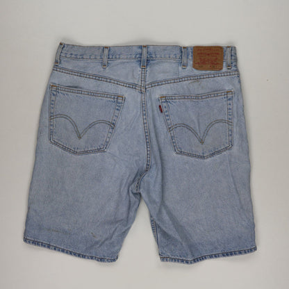 Levi's 505 Vintage Light Blue Denim Shorts W38 L 100 Cotton