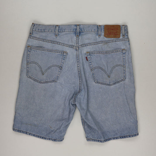 Levi's 505 Vintage Light Blue Denim Shorts W38 L 100 Cotton