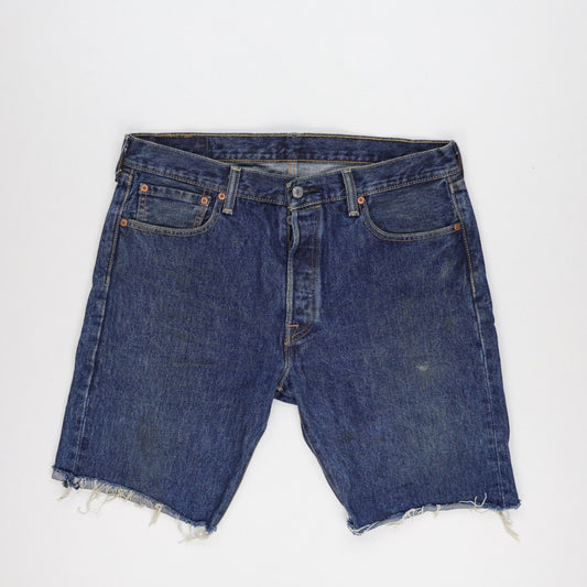 Levi's 501 Vintage Denim Shorts Blue W34 L34 Cotton