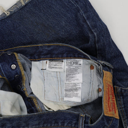 Levi's 501 Vintage Denim Shorts Blue W34 L34 Cotton