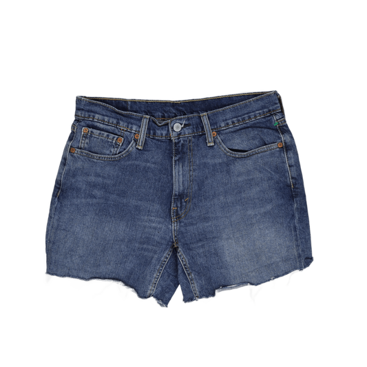 Levi's 541 Vintage High Rise Blue Denim Cut Off Shorts W32 UK 14 Cotton