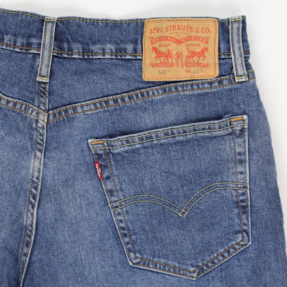 Levi's 541 Vintage High Rise Blue Denim Cut Off Shorts W32 UK 14 Cotton