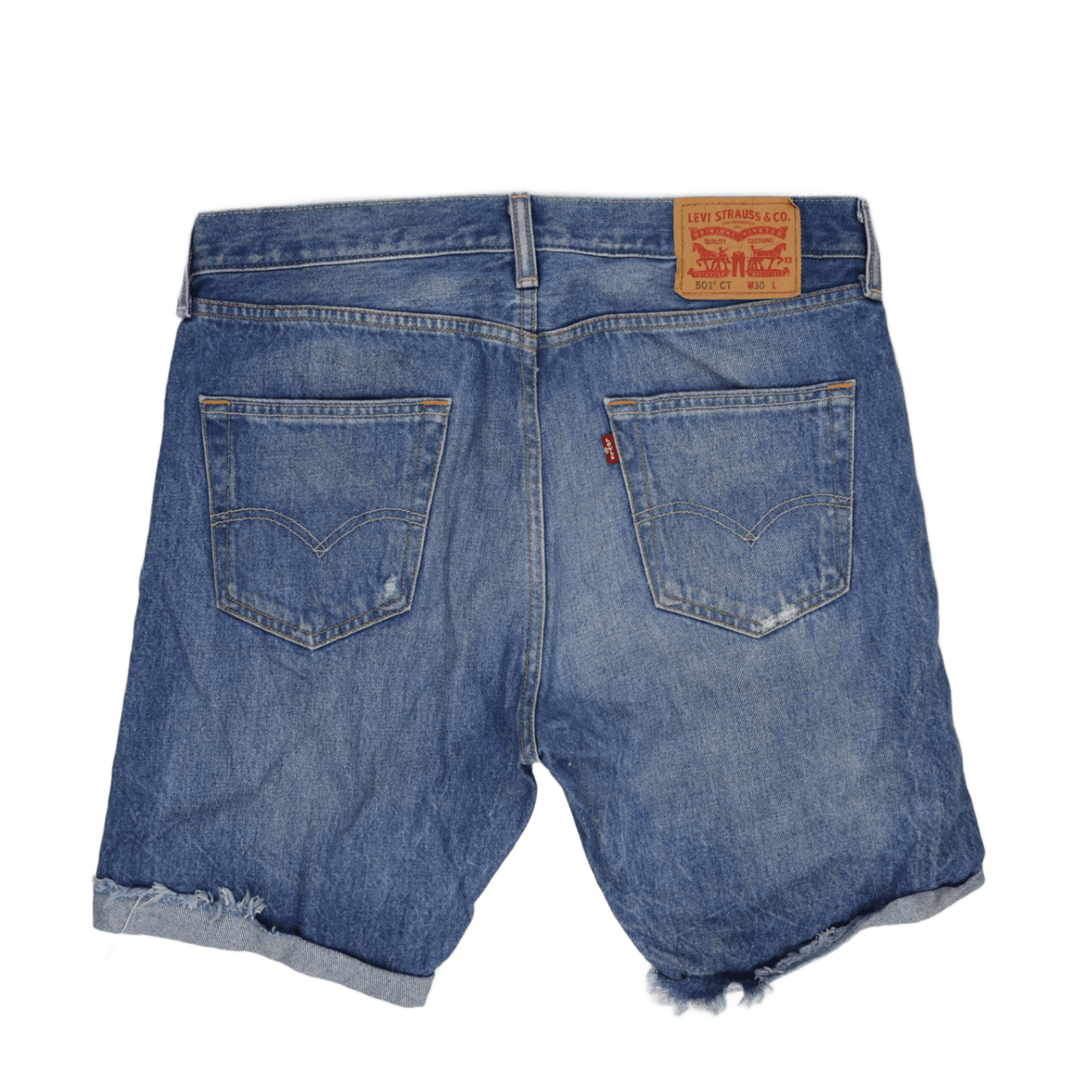 Levi's 501 CT Vintage Blue Denim Shorts W30 100% Cotton