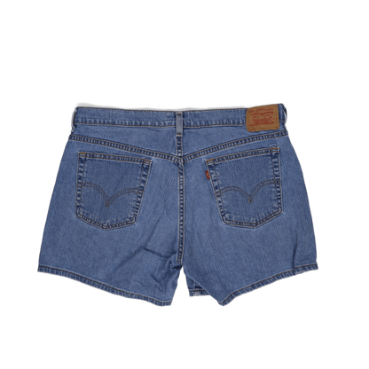 Levi's Women's 9 Inch Inseam Light Blue Denim Shorts Size 14 MIS 99 Percent Cotton 1 Percent Lycra Spandex