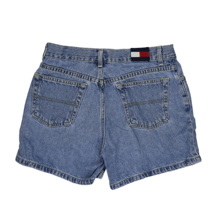 Tommy Hilfiger Vintage Blue Denim Shorts W32 100 Cotton