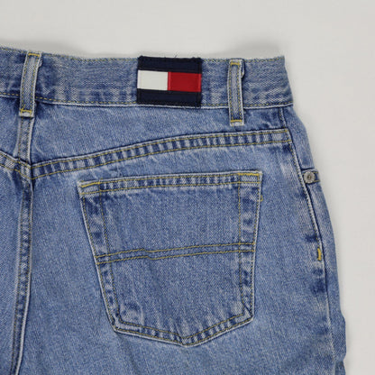Tommy Hilfiger Vintage Blue Denim Shorts W32 100 Cotton