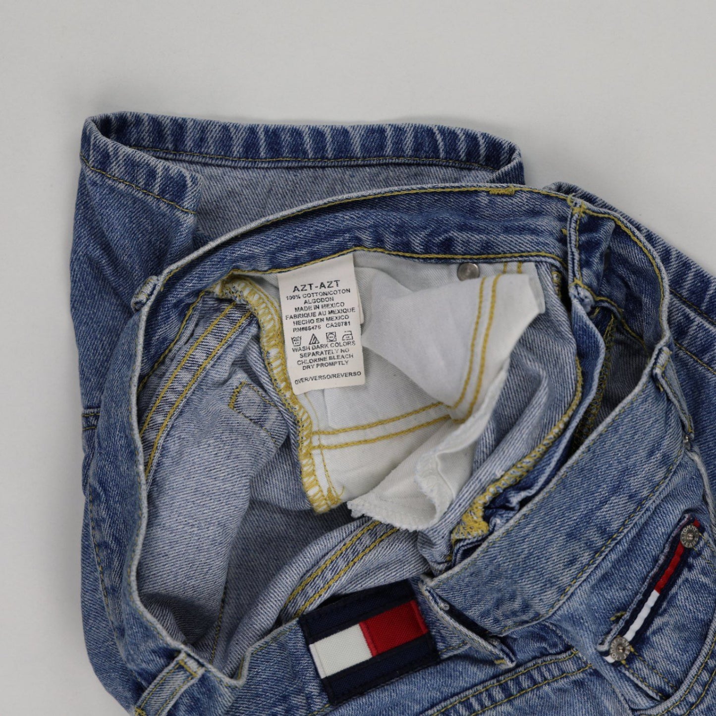Tommy Hilfiger Vintage Blue Denim Shorts W32 100 Cotton