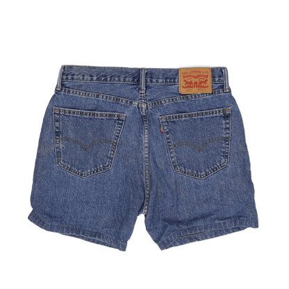 Levi's 505 Classic Blue Denim Shorts W34 Cotton Vintage Style