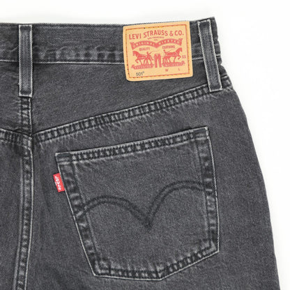 Levi's 501 Women's Black Denim High Waist Shorts W27 L27 100% Cotton Vintage Distressed Hem