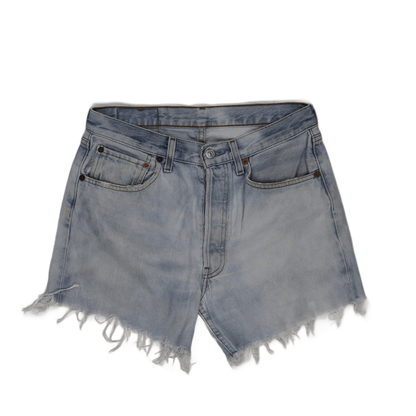 Levi's 501 Vintage High Waist Cut Off Shorts Light Blue W31 Cotton