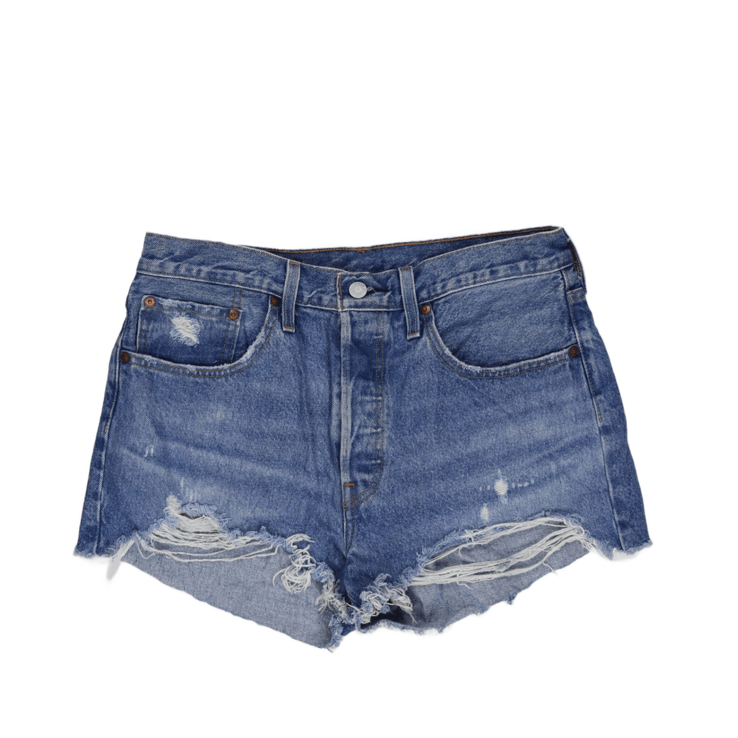 Levi's 501 Denim Cut-Off Shorts for Women Blue Size 27
