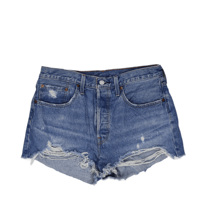 Levi's 501 Denim Cut-Off Shorts for Women Blue Size 27