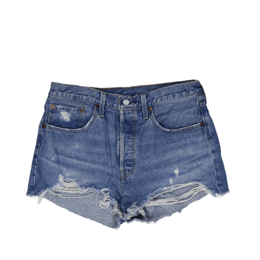 Levi's 501 Denim Cut-Off Shorts for Women Blue Size 27