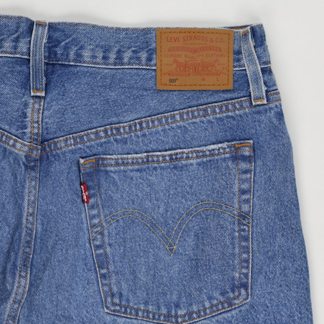 Levi's 501 Denim Cut-Off Shorts for Women Blue Size 27