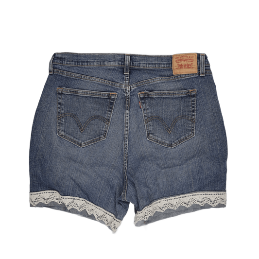 Levi's 550 Vintage Blue Denim Shorts Women Size 18W 98% Cotton 2% Spandex