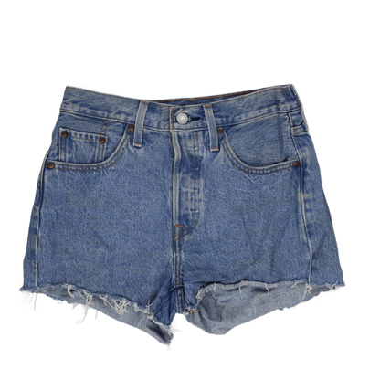 Levi's 501 Vintage High Waisted Blue Denim Shorts W34 Cotton