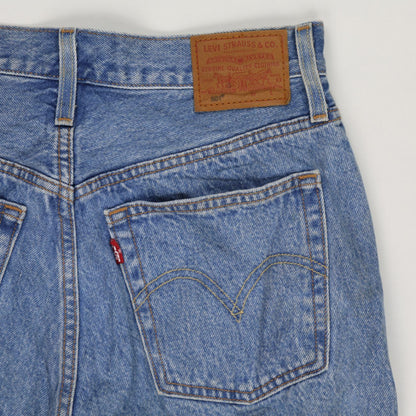 Levi's 501 Vintage High Waisted Blue Denim Shorts W34 Cotton