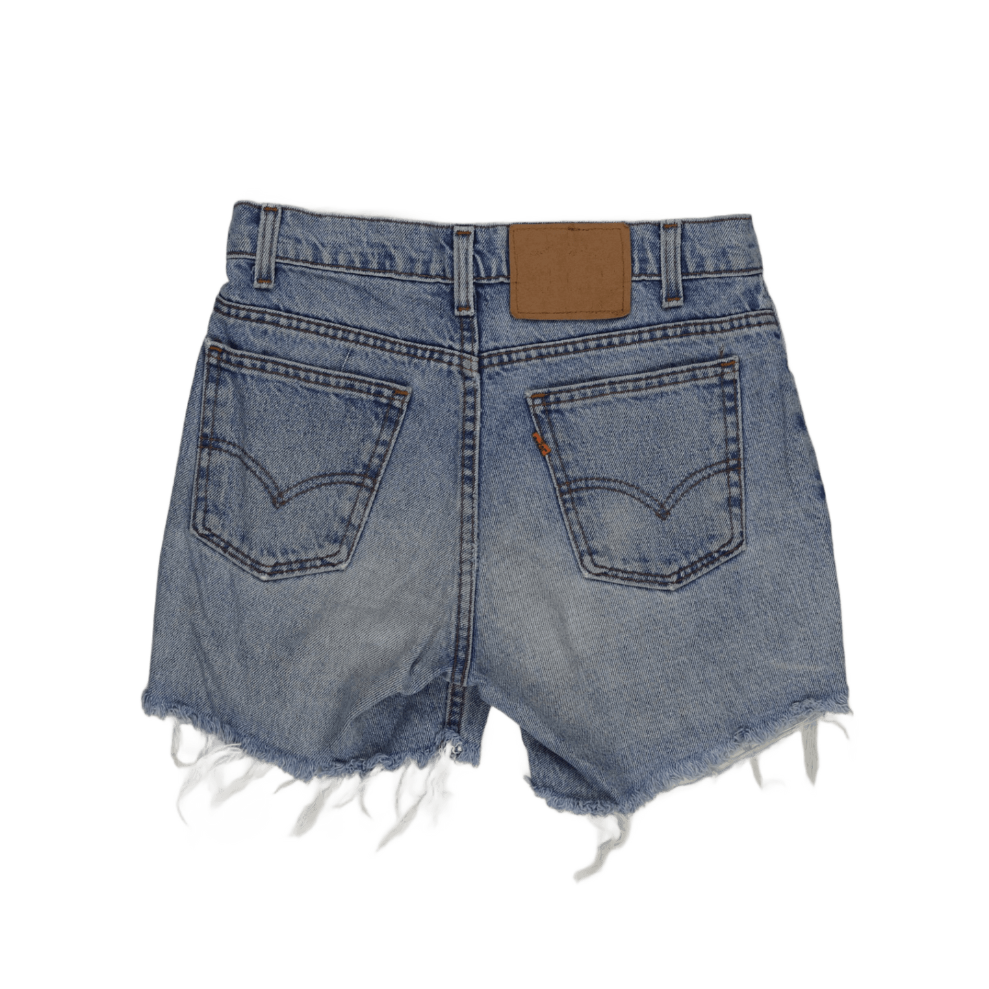 Levi's Vintage Light Blue Distressed Cut-Off Shorts W29 Cotton Denim