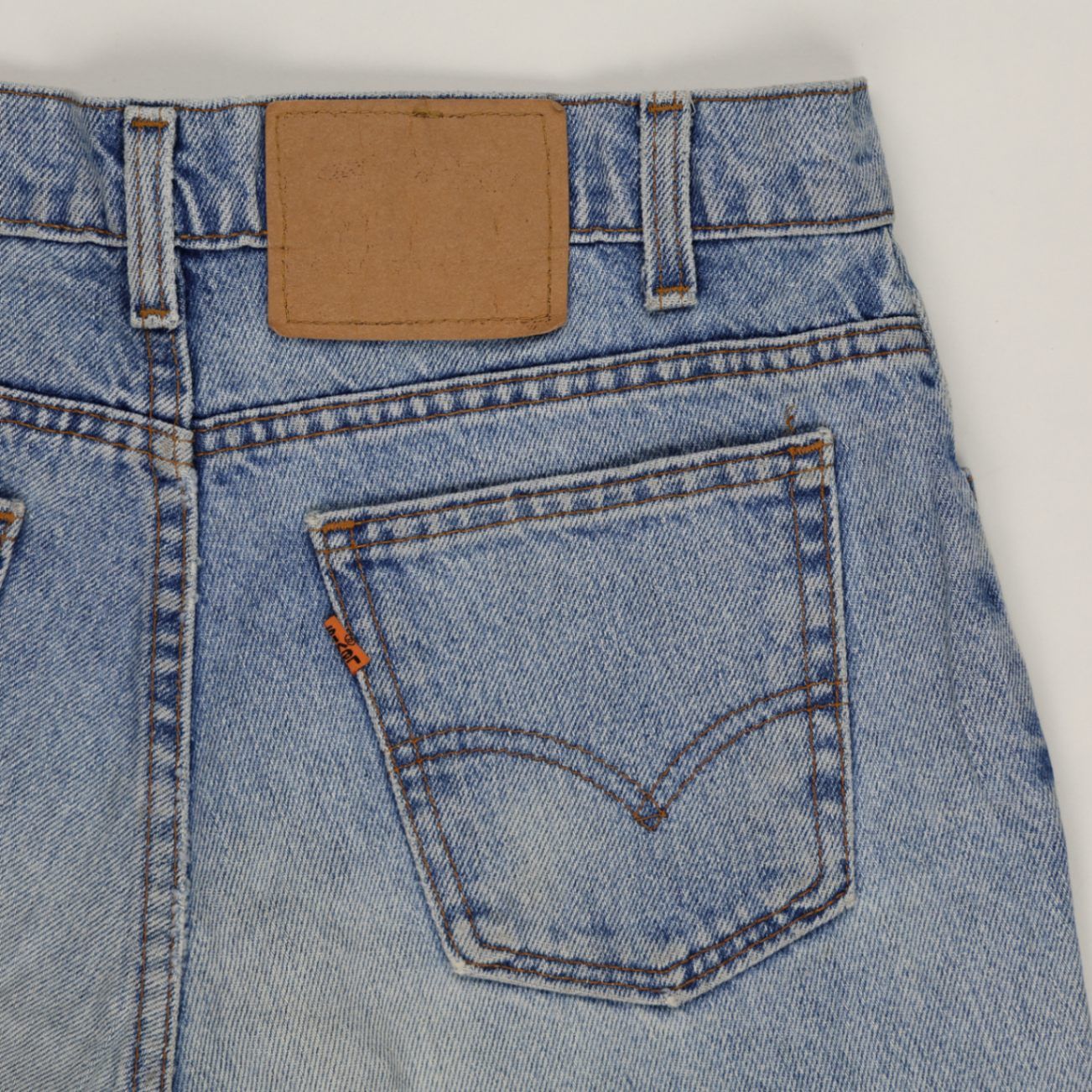 Levi's Vintage Light Blue Distressed Cut-Off Shorts W29 Cotton Denim