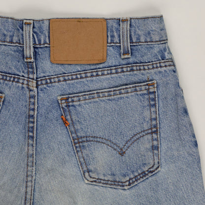 Levi's Vintage Light Blue Distressed Cut-Off Shorts W29 Cotton Denim