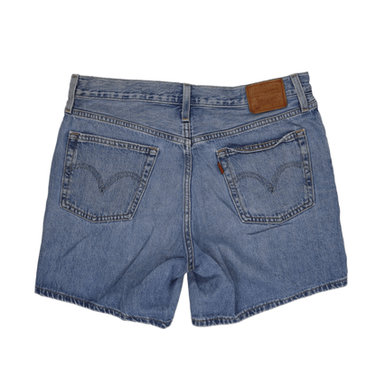 Levi's 501 Original High Waisted Blue Denim Shorts W32 Vintage Cotton