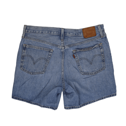 Levi's 501 Original High Waisted Blue Denim Shorts W32 Vintage Cotton