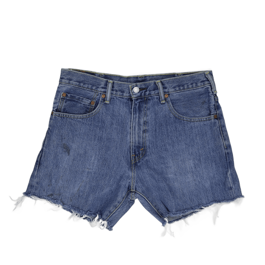 Levi's 517 Vintage Denim Cut-Off Shorts Blue W33 L34 Cotton