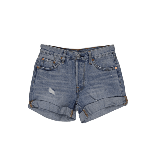 Levi's 501 Vintage Blue High Waist Denim Shorts Women's Size W30 Cotton
