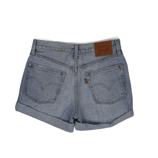 Levi's 501 Vintage Blue High Waist Denim Shorts Women's Size W30 Cotton