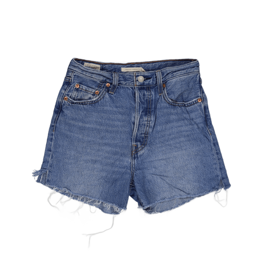 Levi's Vintage High Rise Denim Shorts Blue Size 27 Cotton Denim