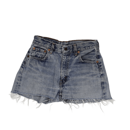Levi's Vintage Denim Shorts Blue W24 Cotton 6 Inseam