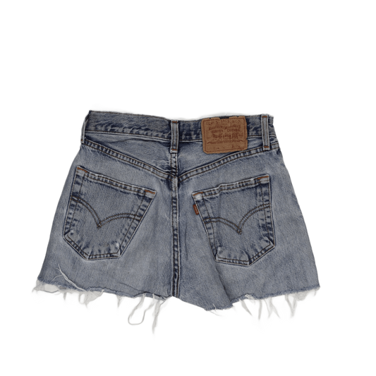 Levi's Vintage Denim Shorts Blue W24 Cotton 6 Inseam