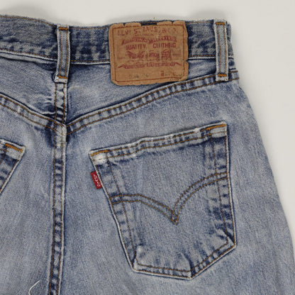 Levi's Vintage Denim Shorts Blue W24 Cotton 6 Inseam