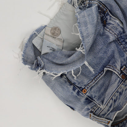 Levi's Vintage Denim Shorts Blue W24 Cotton 6 Inseam