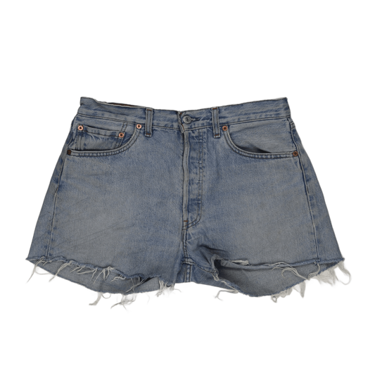 Levi's 501 Vintage High Waisted Denim Shorts Blue Size M Cotton 6 Inseam