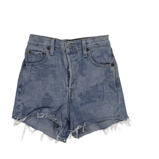 Levi's Vintage High-Waisted Denim Shorts Light Blue W27 100 Cotton