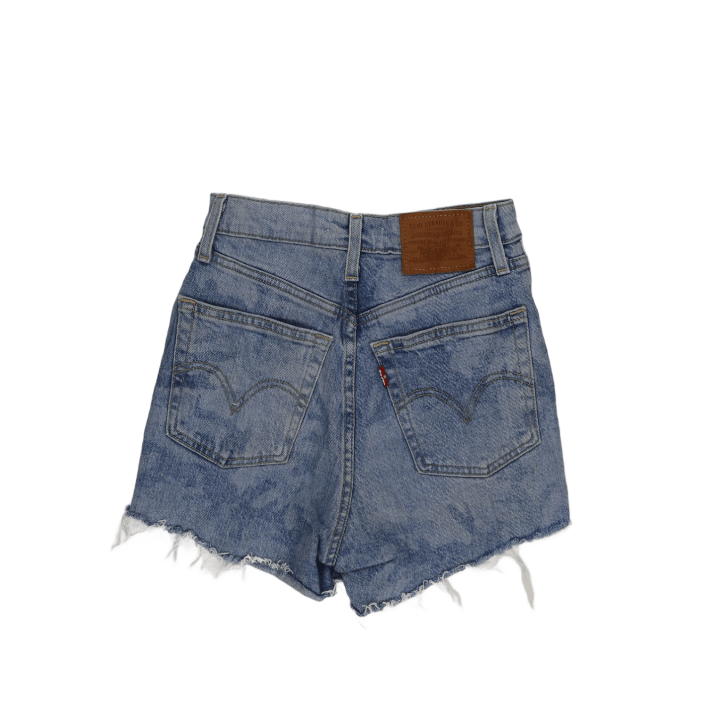 Levi's Vintage High-Waisted Denim Shorts Light Blue W27 100 Cotton