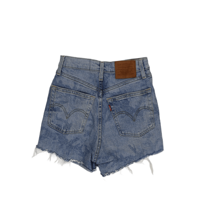 Levi's Vintage High-Waisted Denim Shorts Light Blue W27 100 Cotton
