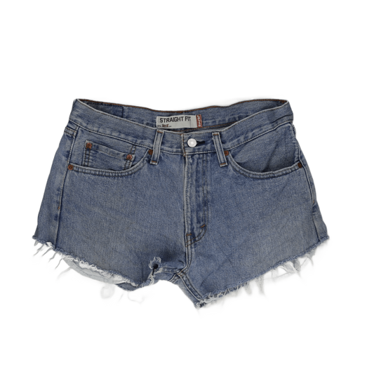 Levi's 505 Vintage Cut-Off Denim Shorts Blue W31 100% Cotton