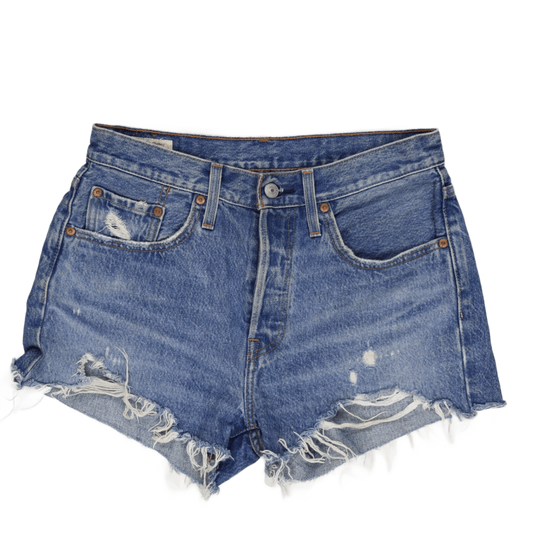 Levi's Vintage High-Waisted Denim Shorts Blue Size 31 Cotton Women's