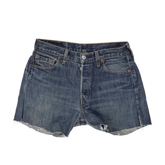 Levi's 501 Cut Off Shorts Vintage Blue W32 Cotton Denim Unisex