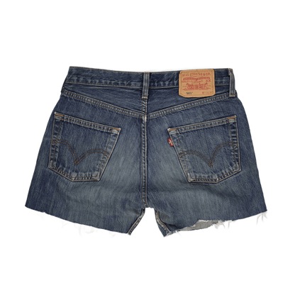 Levi's 501 Cut Off Shorts Vintage Blue W32 Cotton Denim Unisex